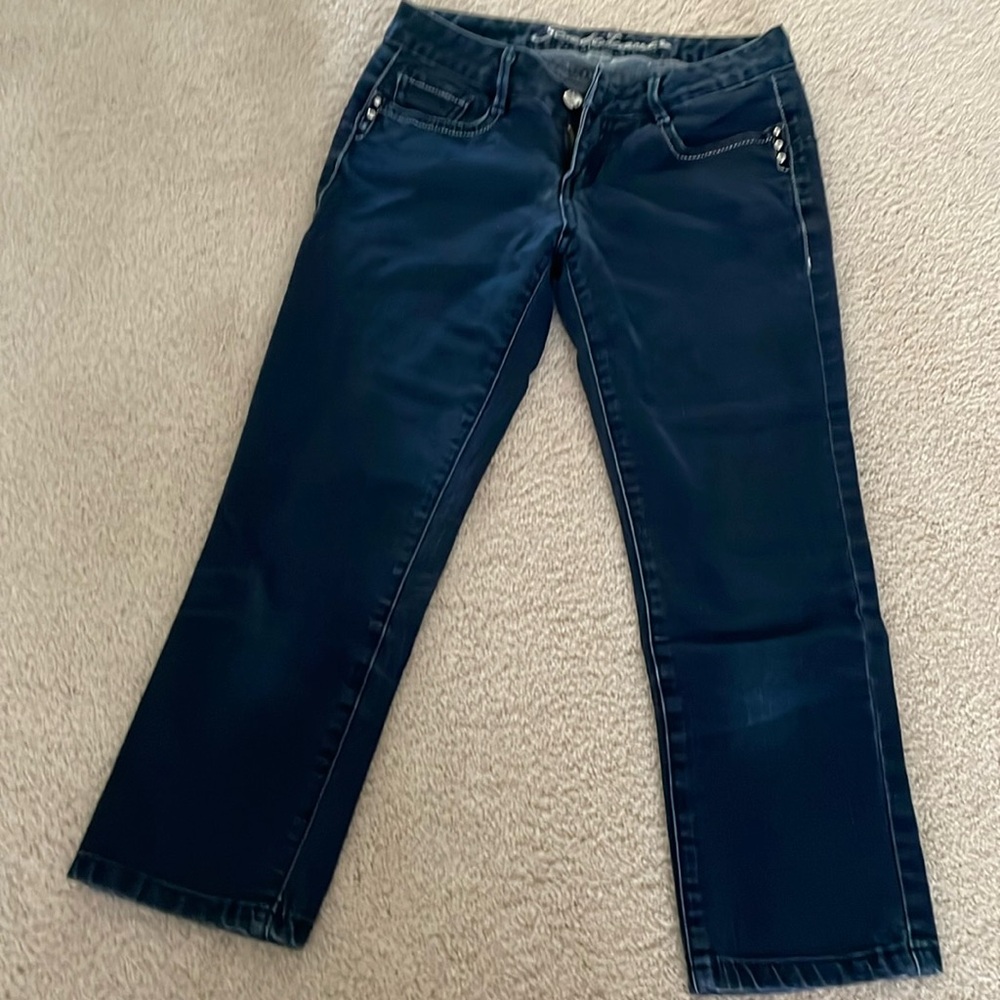 womens capri jeans